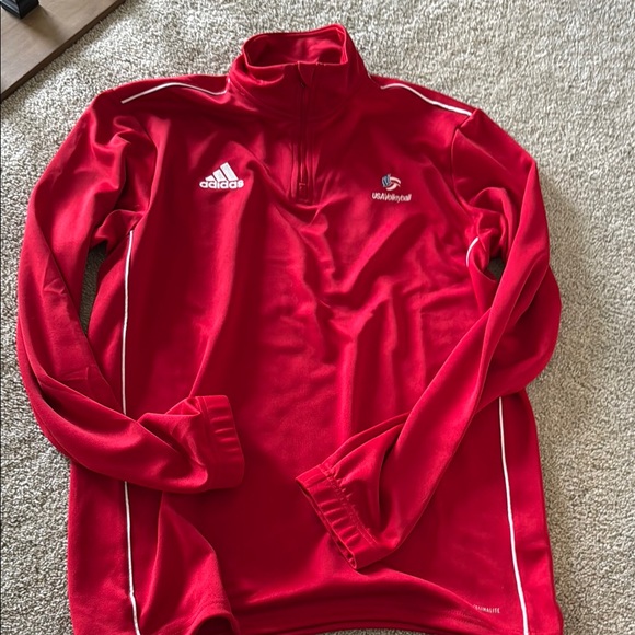 Adidas Red Men's Shirt - Picture 1 of 1